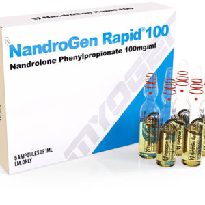 NandroGen Rapid 100 (Nandrolone Phenylpropionate) - 100 mg / ml - 5 ampoules of 1ml