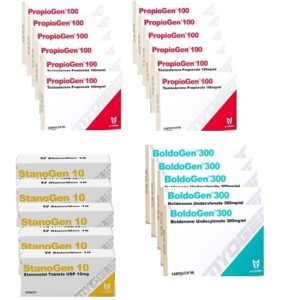 Advanced Dry Mass Gain Pack - Myogen - Propiogen / Boldogen / Stanogen (12 Weeks)